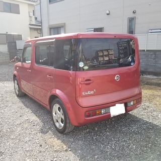 キューブキュービックＳＸリミテッド　車検31年7月　実走行42,000ｋｍ　純正２ＤＩＮナビ＆フルセグＴＶ　７人乗り　純正15ＡＷ　キセノンの画像