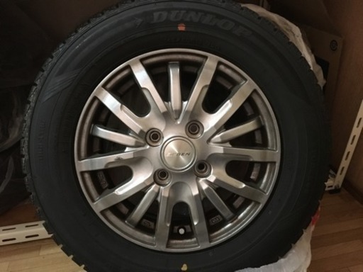 【お取引中】【値引詳細あり】⑤軽自動車　スタッドレス アルミホイル付ダンロップ