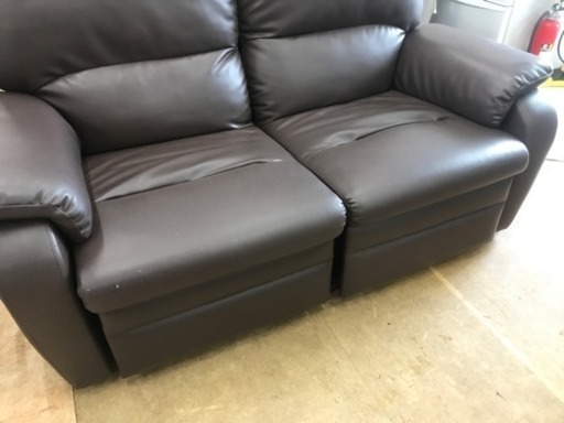 2人掛け電動リクライニングソファー　中古　リサイクルショップ宮崎屋19.7.19