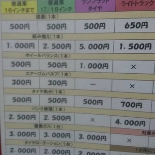 白井市！車検、タイヤ組替え、オイル交換