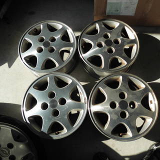 日産 Ｓ１３ シルビア 純正アルミ４本セット ６Ｊ +４０ ＰＣＤ１１４．３