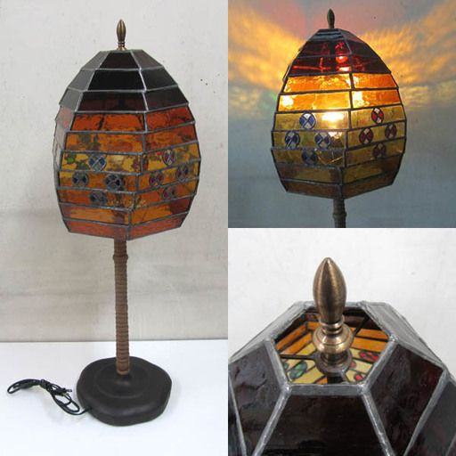 ステンドグラス 照明 電気スタンド スタンドライト ナイトスタンド