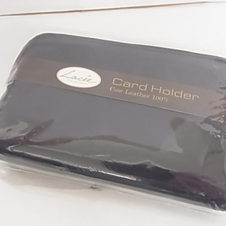 新品未使用品 カードホルダー 牛革 ネイビー