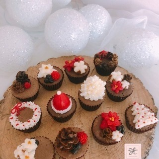 【x’masミニカップケーキ1dayレッスンのご案内です】の画像