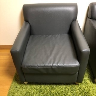 Flannnel Sofa Milk 1人掛け　グレー フランネ...