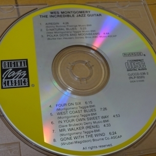 CD JAZZ ウェス・モンゴメリー 「The Incredib...