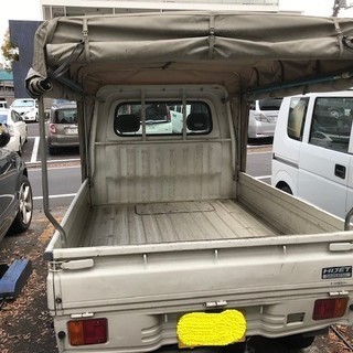 【最終値下】雨にも負けない　働く車　ハイゼット　2003（H15）　10万キロ　車検31，5　AT　エアコン　パワステ　幌付きの画像