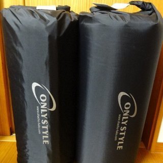 オンリースタイル 車中泊専用マット 2枚セット キャンプ フルモデルチェンジ 自動 ワンウェイバブル 10㎝ 