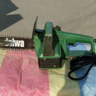 動作品★新ダイワ工業 電気チェーンソー ペッカー A10の画像