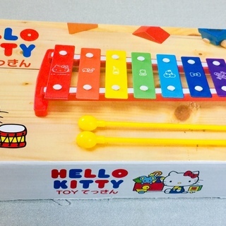 ハローキティ TOYてっきん 【新品未開封】　サンリオ　楽器玩具　鉄琴