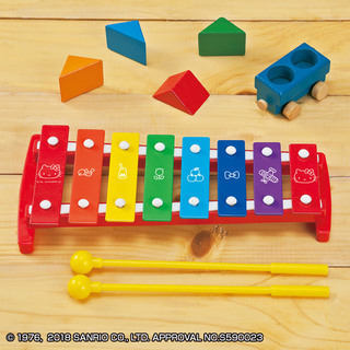 ハローキティ TOYてっきん 【新品未開封】　サンリオ　楽器玩具　鉄琴の画像