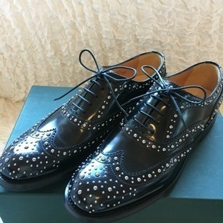 チャーチ Burwood ネイビー 24cm カスタムオーダー Church's Burwood ネイビー 24cm カスタムオーダー ◾️新品
