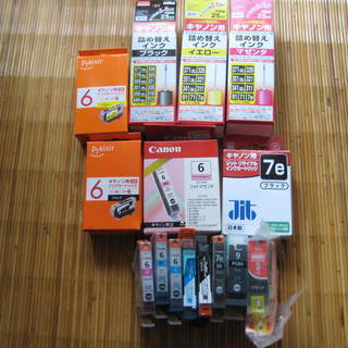Free　無料でどうぞ　Canon　キャノン　インクセット　＃６...