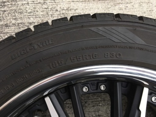 クレンツェ16インチスタッドレスタイヤ4本 WINTER MAXX 03 アクア カローラフィールダー 195/55R16 スタッドレス 