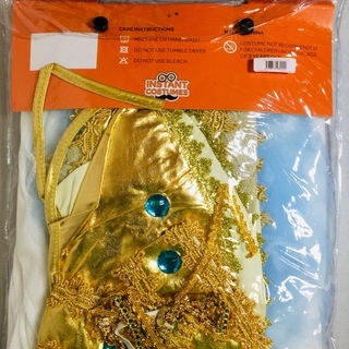 インスタント コスチューム エジプトクイーン　【新品未開封】 仮装 コスプレ衣装 クリスマス 学園祭 イベント パーティー 演劇 撮影の画像