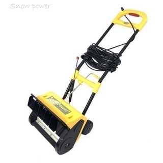 【中古】アルファ工業 スノーパワー 家庭用 電動除雪機ラクラクで女性に大人気の画像