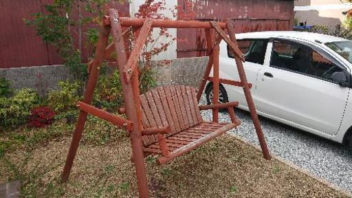 木製スイングベンチブランコ 未開封