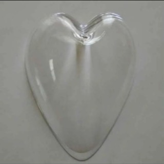 同時購入で無料！プラスチックハートの器