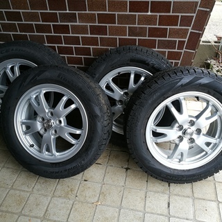 スタッドレス＆アルミ４本セット中古　185/65Ｒ15　５穴