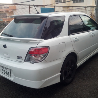 静岡個人 検6年6 WRXワゴン最終型鷹目　AT　小傷少々　機関良好　2006　インプレッサスポーツワゴン　１３万キロ　タイベル済み 　250馬力　街乗り実燃費11の画像