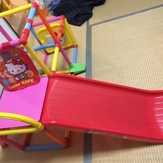 折りたたみ式 ジャングルジム滑り台