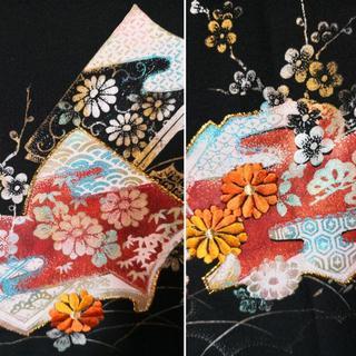 正絹羽織り☆黒の画像