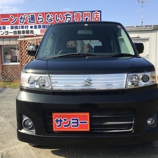 平成20年式　ワゴンRスティングレー　黒　グレード　X　車検付き！の画像