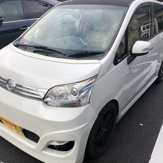ダイハツ ムーブカスタム LA100S エアサス 内装張替え イベント 車検1年の画像