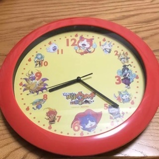 妖怪ウォッチ☆映画 誕生の秘密でニャン 30cm掛け時計 ☆の画像