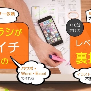 4/24 自作チラシの見栄えが激変! Word・パワポ・エクセルでチラシを作る人向け 「デザインレベルアップ」講座 【東京】の画像