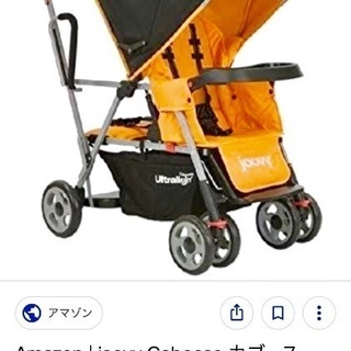 ジュービーカブース Joovy Caboose オレンジ ベビーカー ジュービー カブース ウルトラライト ダブルタンデム
