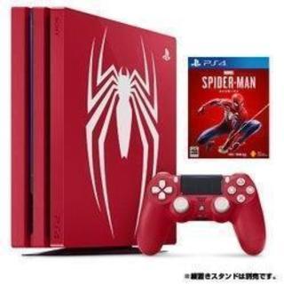 PS4 Pro Marvel\'s Spider-Man Limited Edition　スパイダーマン 新品　ソフト付き