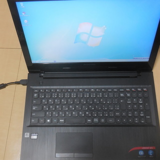 Lenovo G51-35 AMD E1 7010 1.5GHz/4GB/500GB/DVDRW/15インチ/OSWIN7/動作確認 