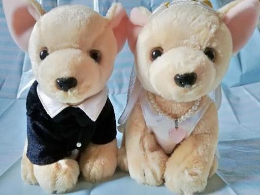 ぬいぐるみ　結婚式ウェルカムドール犬