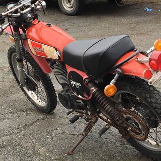 ★超希少！ ヤマハ XT500 元祖SR400! 1E6 昭和51年 始動動画あり ★交換下取り上取り可札幌の画像