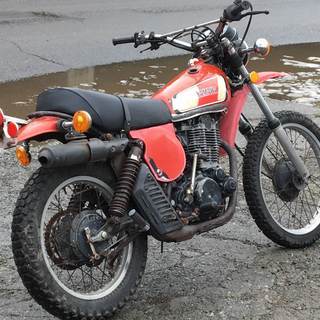 ★超希少！ ヤマハ XT500 元祖SR400! 1E6 昭和51年 始動動画あり ★交換下取り上取り可札幌の画像