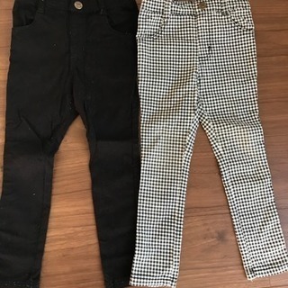 女の子110 ストレッチパンツ、パーカーのみ売り切れの画像