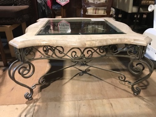 ★アンティーク おしゃれなガラステーブル★