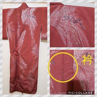 キラキラ着物 ☆マジョリカお召 ピンクの画像