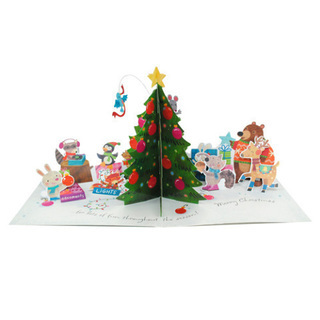 ★★【1800円⇒600円】立体、音楽付マジッククリスマスカード10840★★の画像