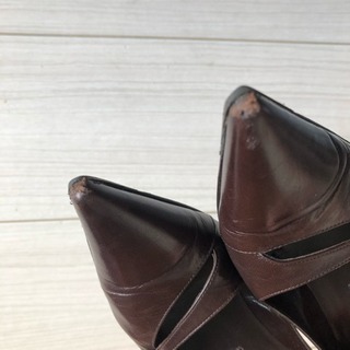セルジオロッシのパンプス サイズ37 こげ茶の画像
