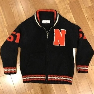 USED メンズ NEWYORK ミリタリー スタジャン セータ...