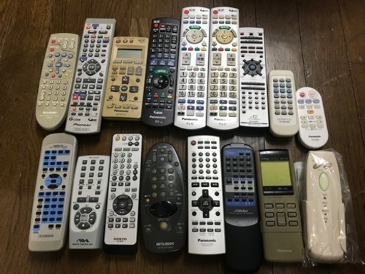リモコン17台 ジャンク扱い