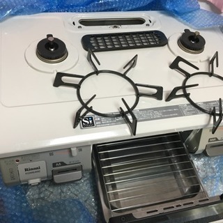 <お取引ご相談中>美品！リンナイ  グリル付きガスコンロの画像