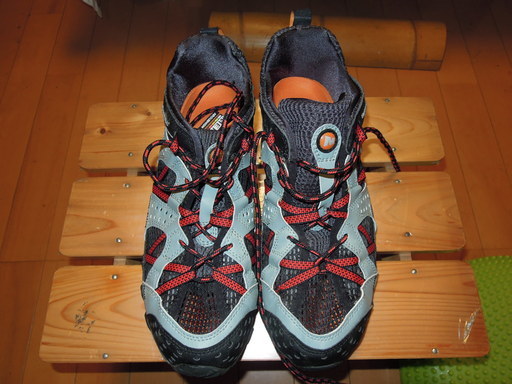 【中古】　MERRELL　SKYLINEBOULDER　continuum アウトドア/トレッキングシューズ