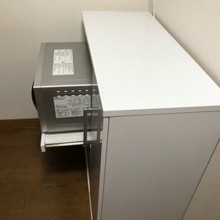 ニトリ レンジ台、食器棚 ※電子レンジは付きません。の画像