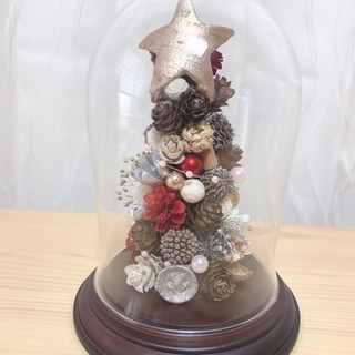 木の実のクリスマスツリー作成