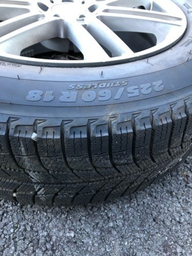 値下げ  ミシュランスタットレス X I3  225/60R18    4本　ホイール付き