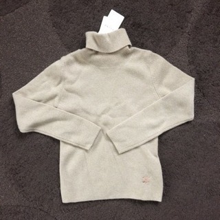 未使用 難あり 130 セリーヌ カシミヤタートルネックセーター