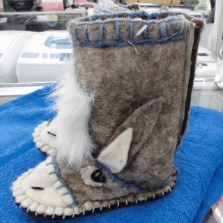 お値下げ！新品 保管品 北欧 Woolenstocks Boots ルームシューズ 17cm 西岡店の画像